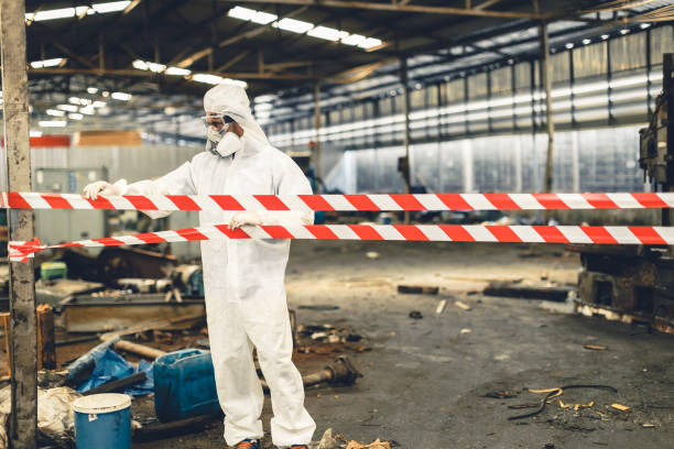 Professional Biohazard technician working in Marysville, MI